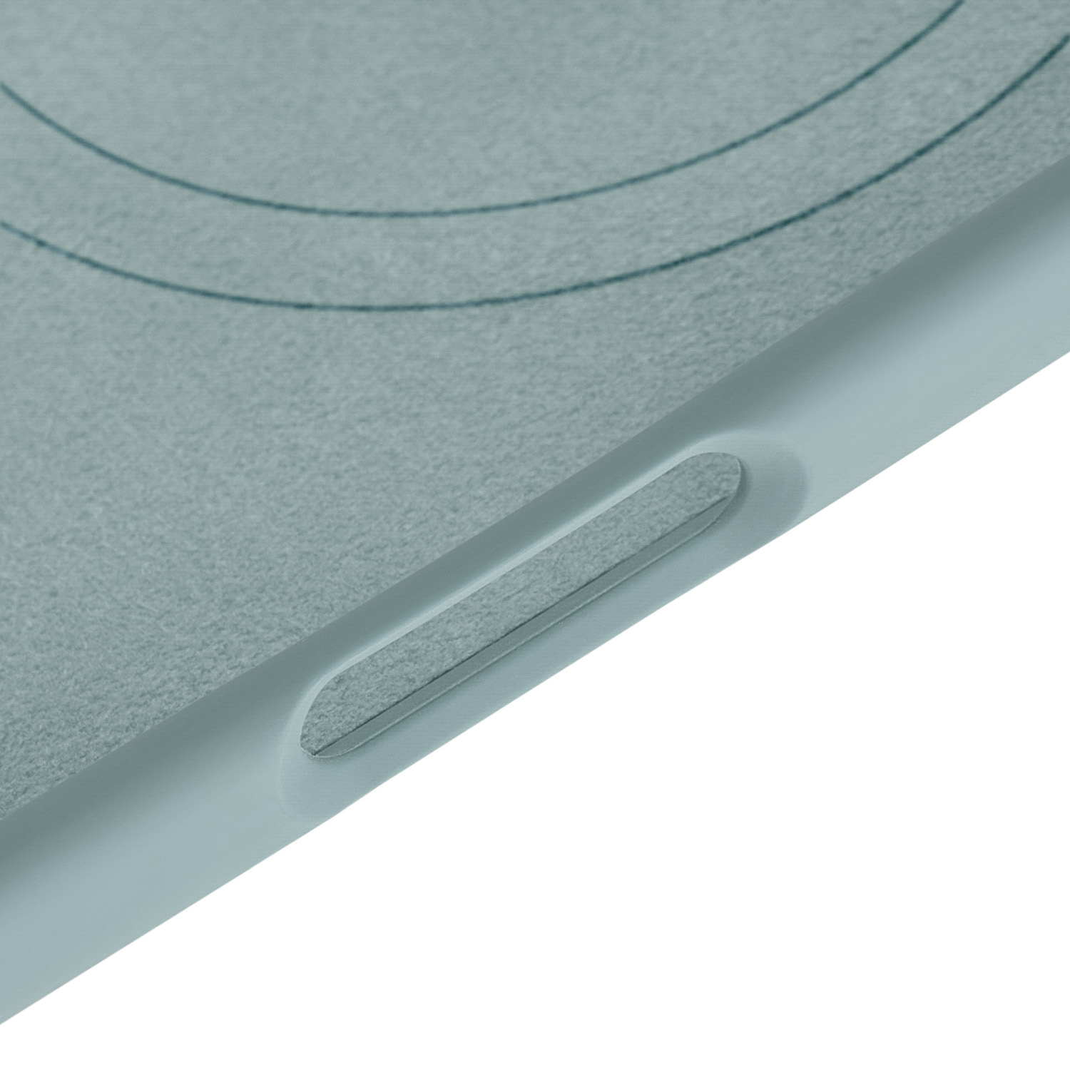 На фото изображено Чехол защитный uBear Touch Mag Case для iPhone Air, MagSafe, холодная мята