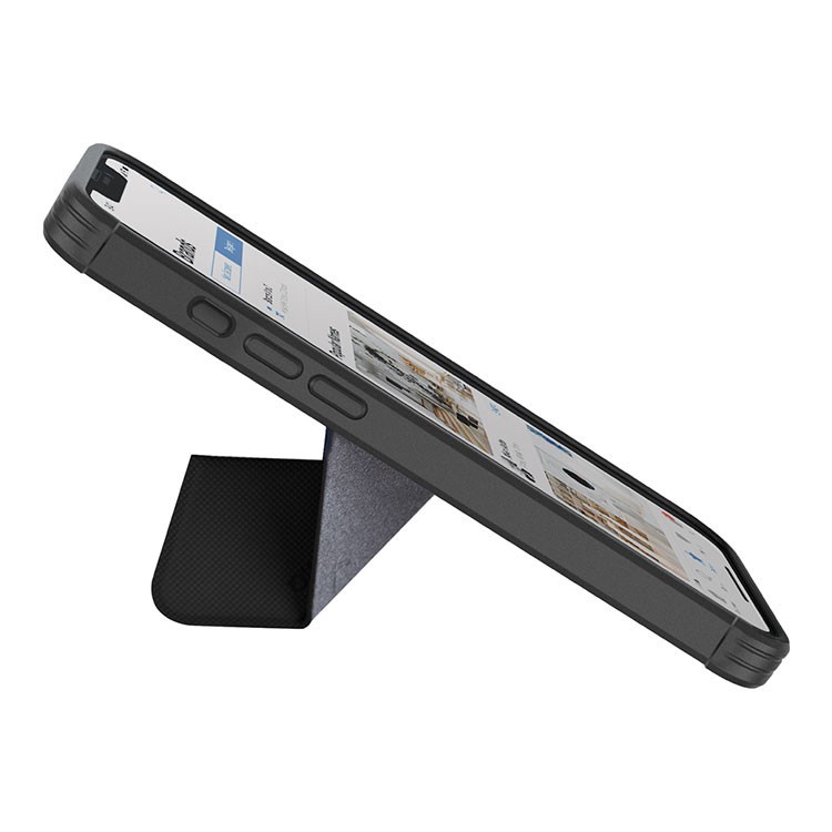 На фото изображено Чехол Uniq для iPhone 15 Pro Transforma (MagSafe), черный