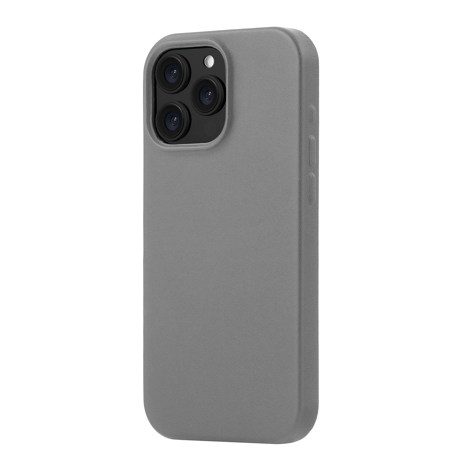 На фото изображено Чехол защитный uBear Capital Case для iPhone 16 Pro Max, серый