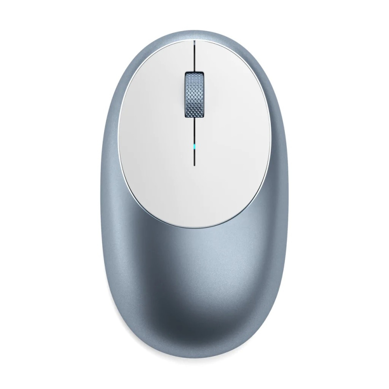 Фото Беспроводная компьютерная мышь Satechi M1 Bluetooth Wireless Mouse, синий На фото изображено Беспроводная компьютерная мышь Satechi M1 Bluetooth Wireless Mouse, синий