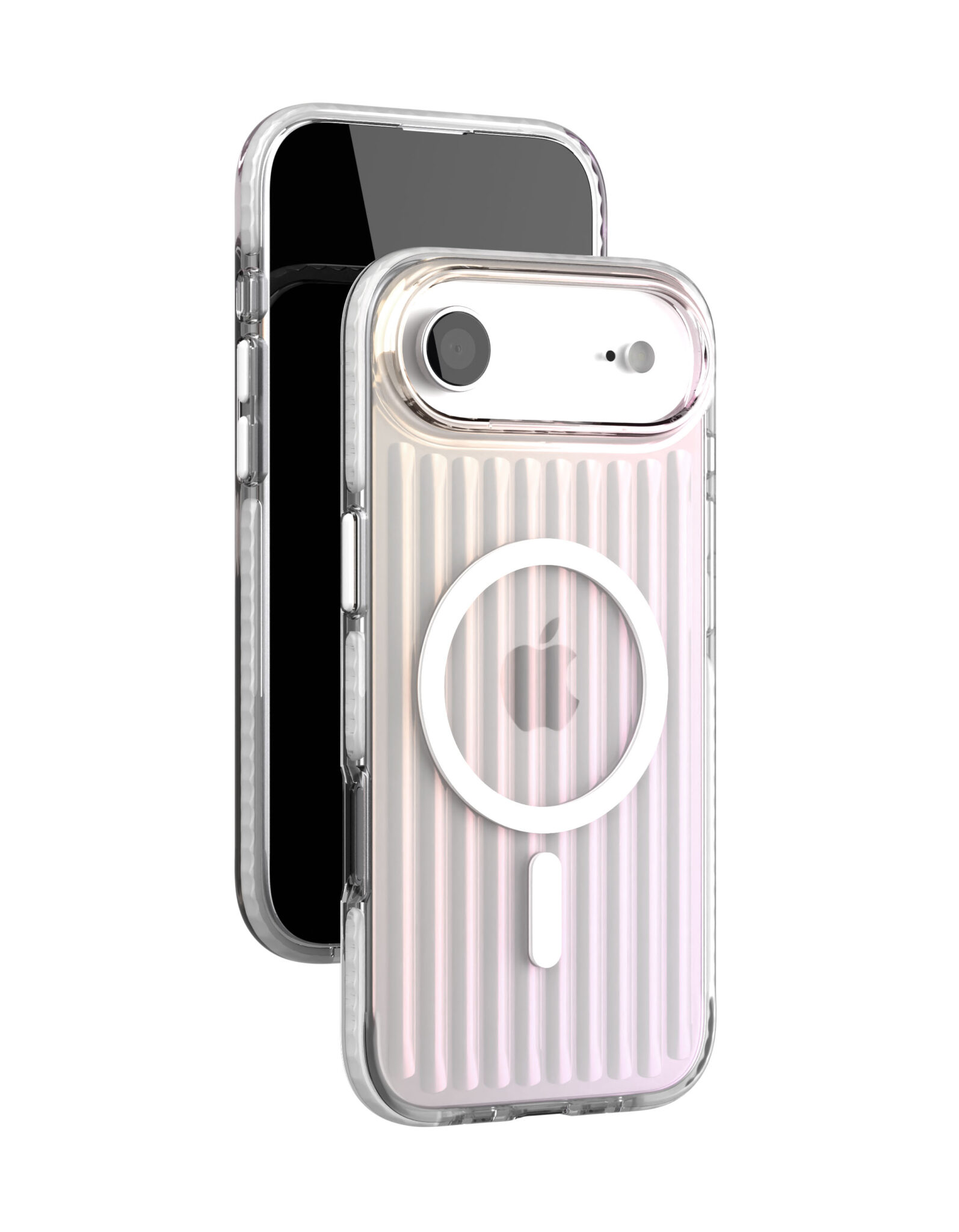 Фото Чехол защитный VLP Pulse Case с MagSafe для iPhone Air, перламутровый На фото изображено Чехол защитный VLP Pulse Case с MagSafe для iPhone Air, перламутровый