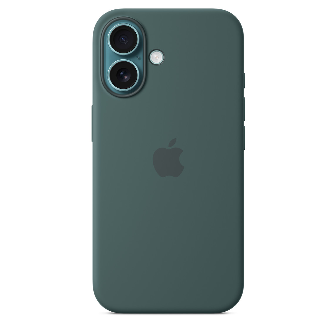 На фото изображено Чехол Apple для iPhone 16 Silicone with MagSafe, зеленый