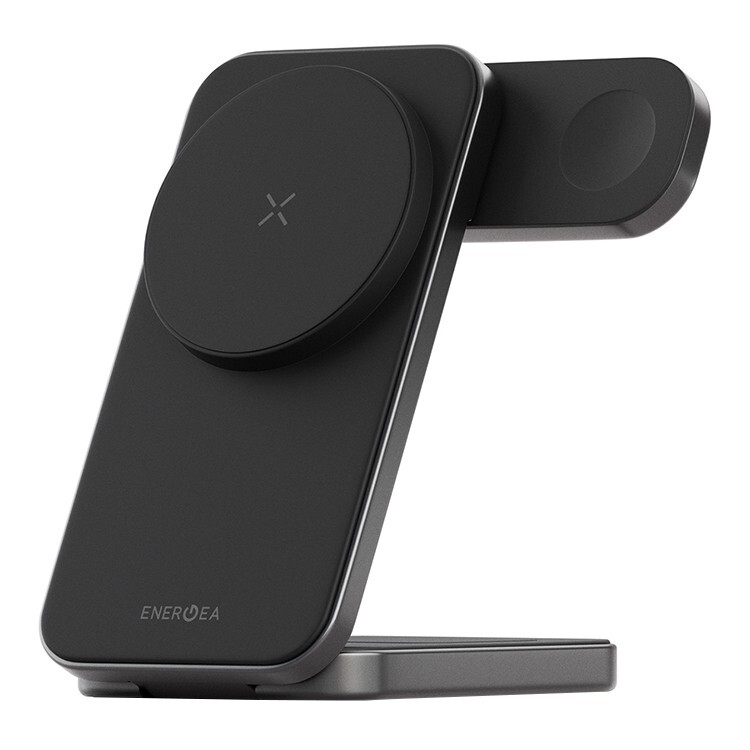Фото Беспроводное зарядное устройство Energea MagTrio Plus 3 в 1, черный
