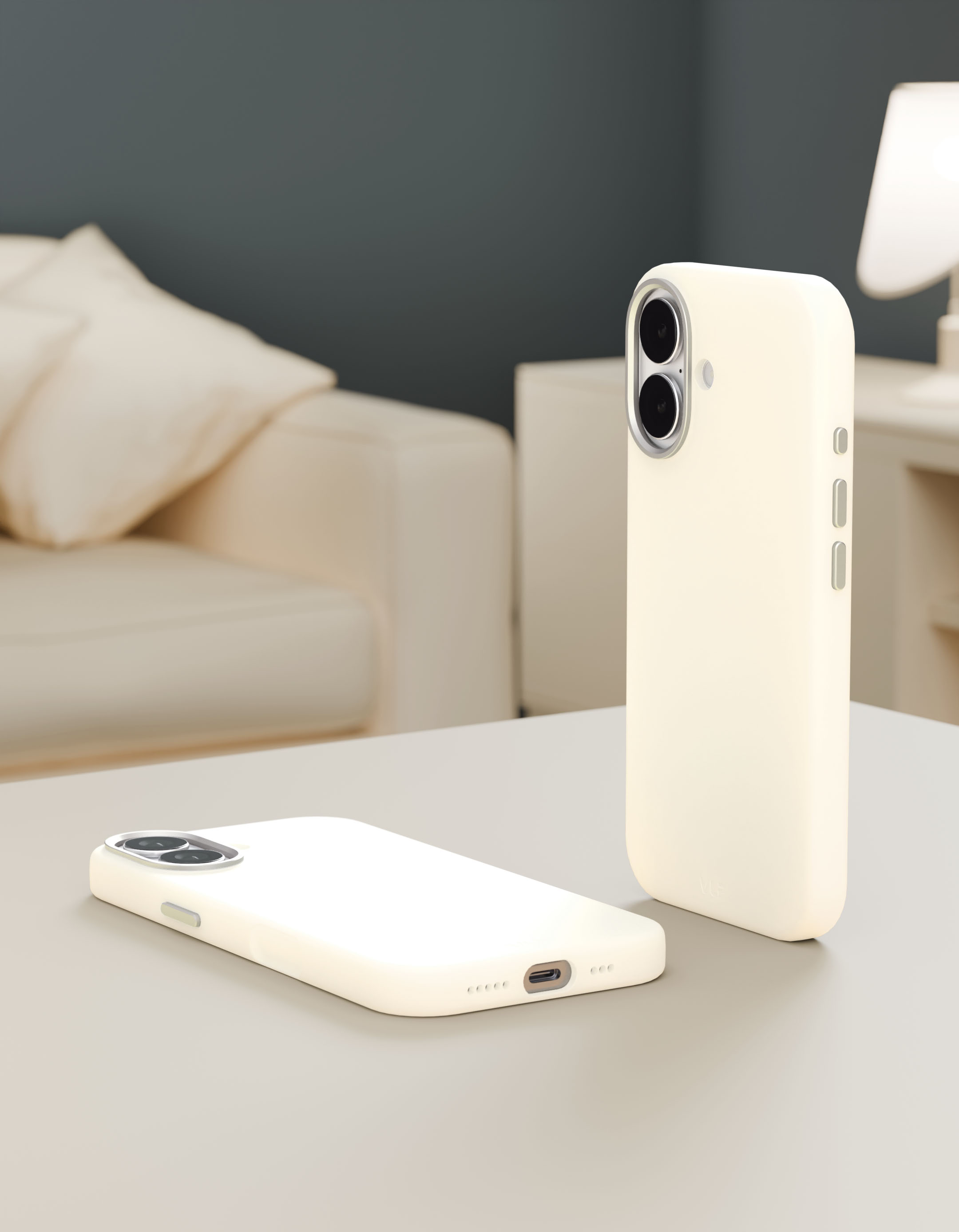 Фото Чехол защитный VLP Aster Pro Case с MagSafe для iPhone 17, белый На фото изображено Чехол защитный VLP Aster Pro Case с MagSafe для iPhone 17, белый