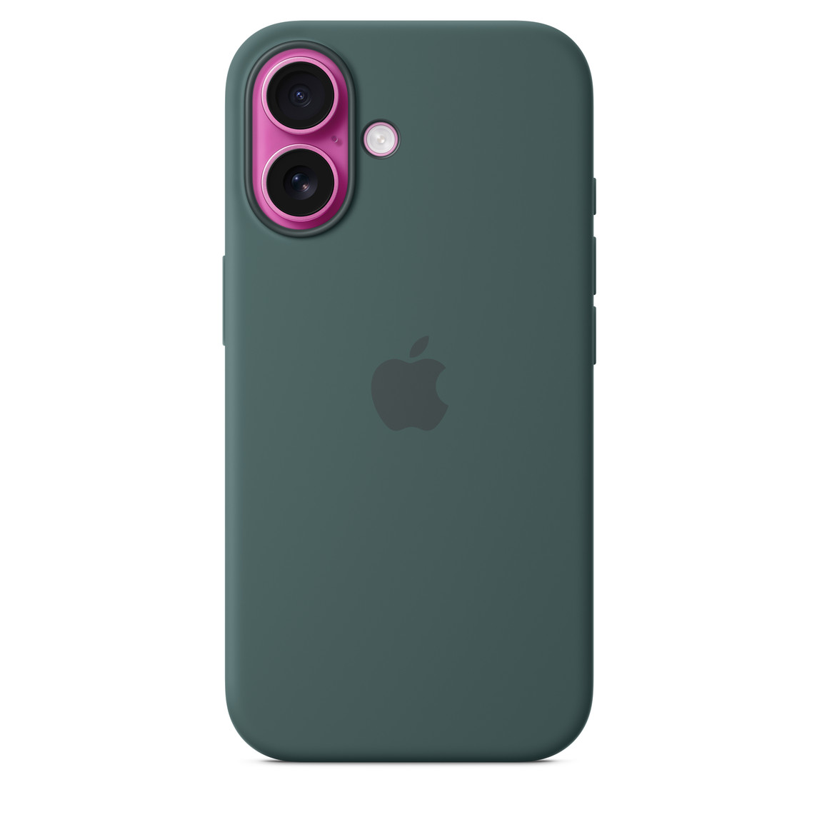 На фото изображено Чехол Apple для iPhone 16 Silicone with MagSafe, зеленый