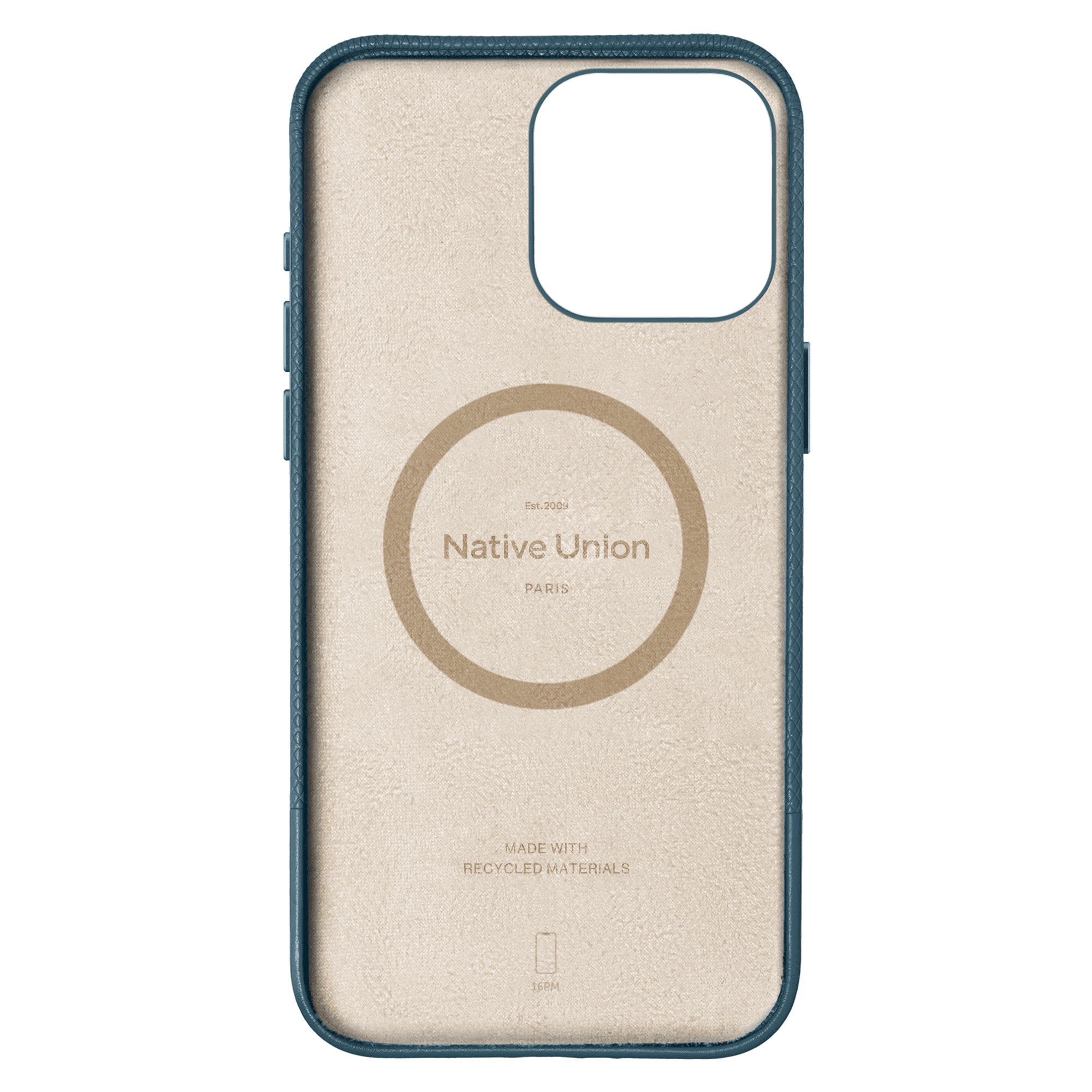 На фото изображено Чехол Native Union (RE)Classic Case MagSafe для iPhone 16 Pro Max, синий