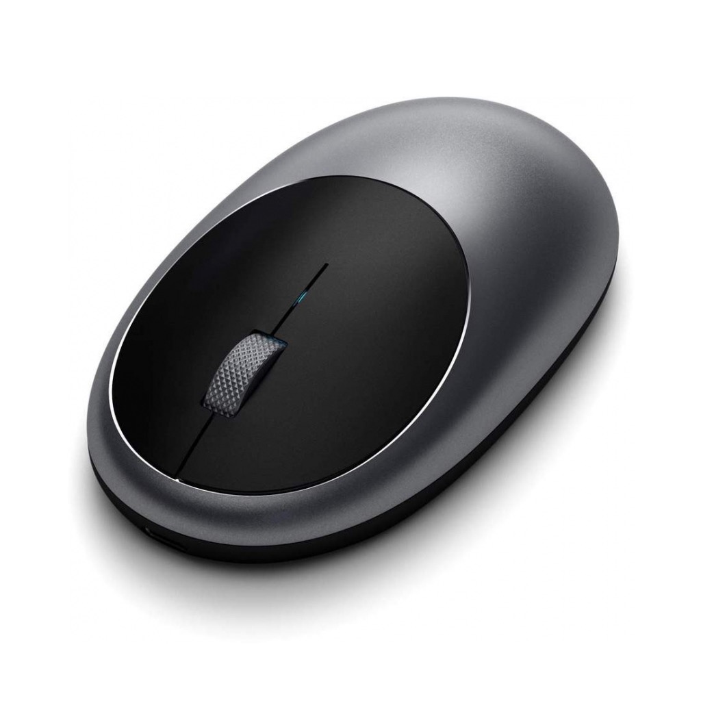 На фото изображено Беспроводная компьютерная мышь Satechi M1 Bluetooth Wireless Mouse, серый космос