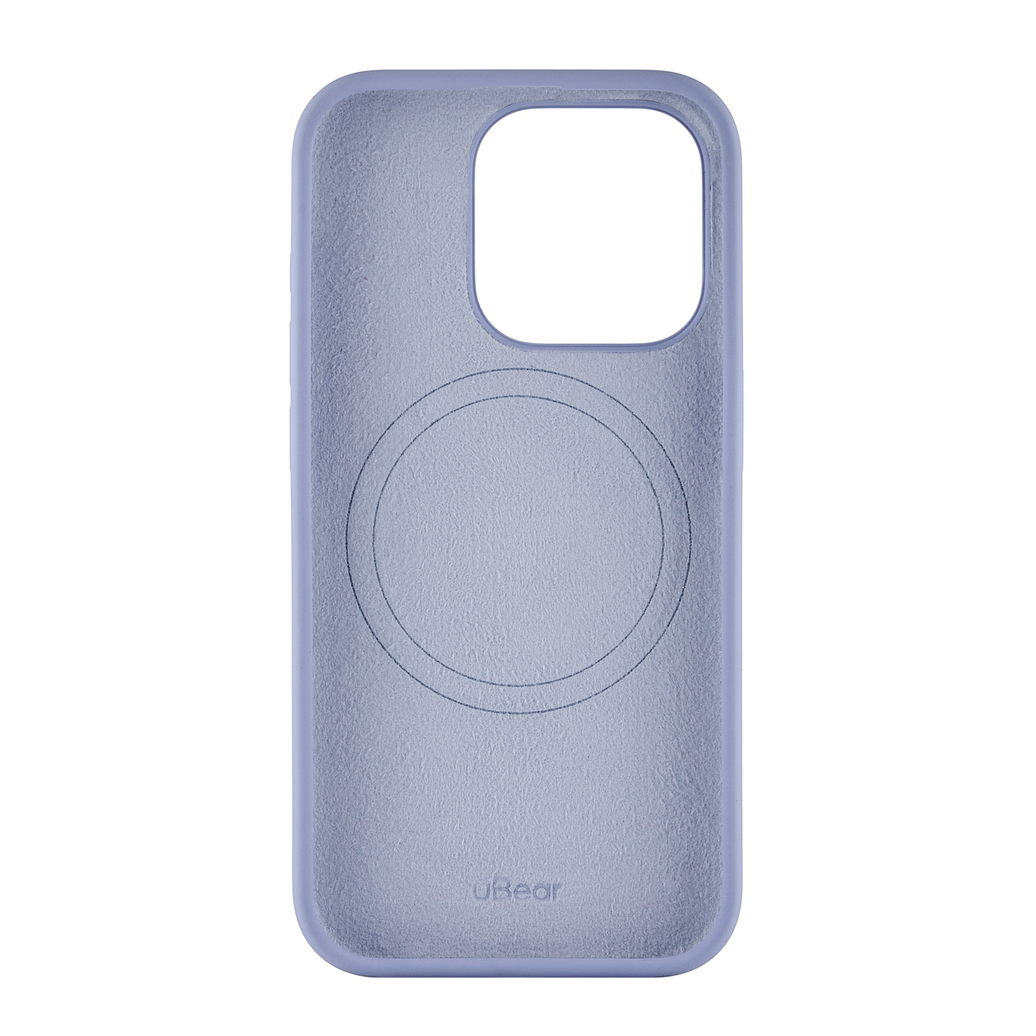 На фото изображено Чехол защитный uBear Touch Mag Case для iPhone 15 Pro, лавандовый