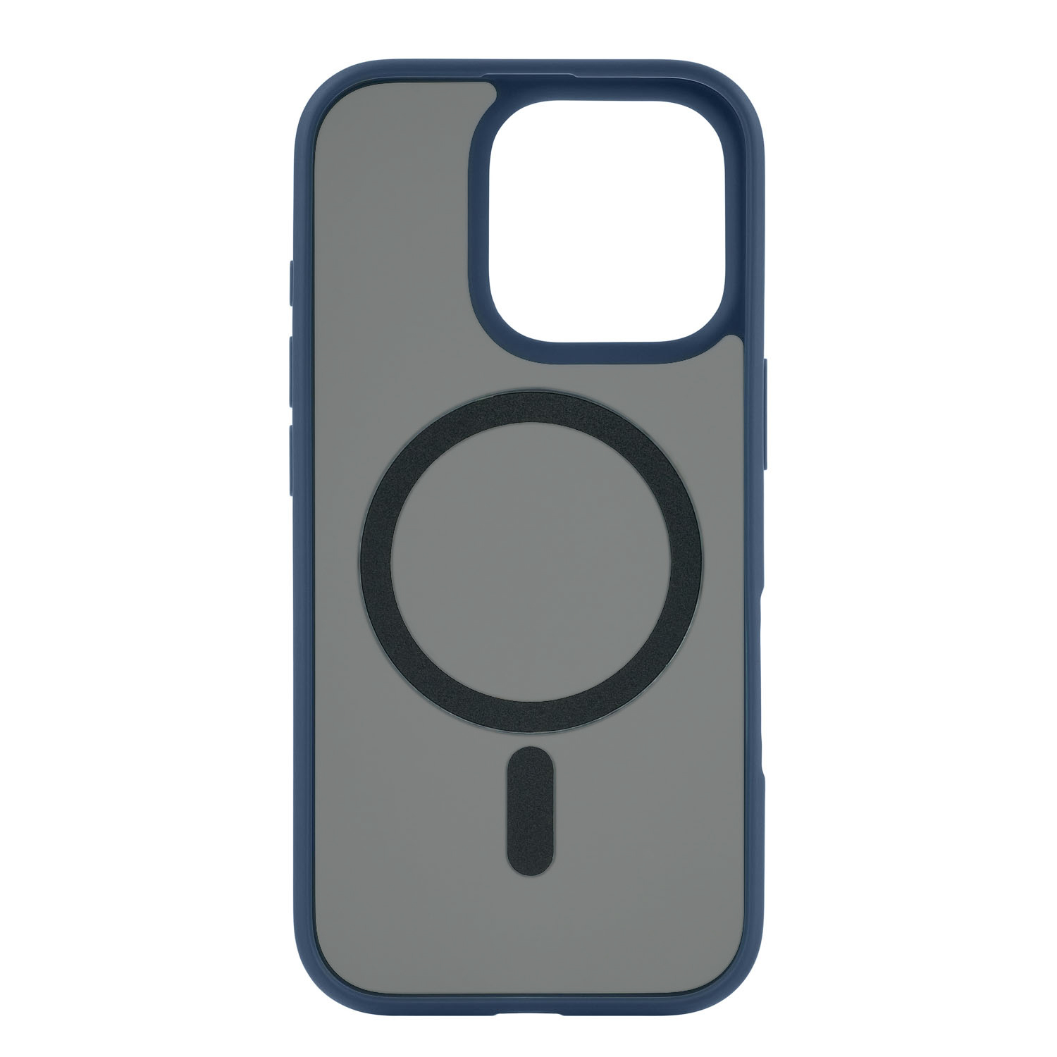 На фото изображено Чехол защитный uBear Cloud Mag Case для iPhone 16 Pro, MagSafe, синий