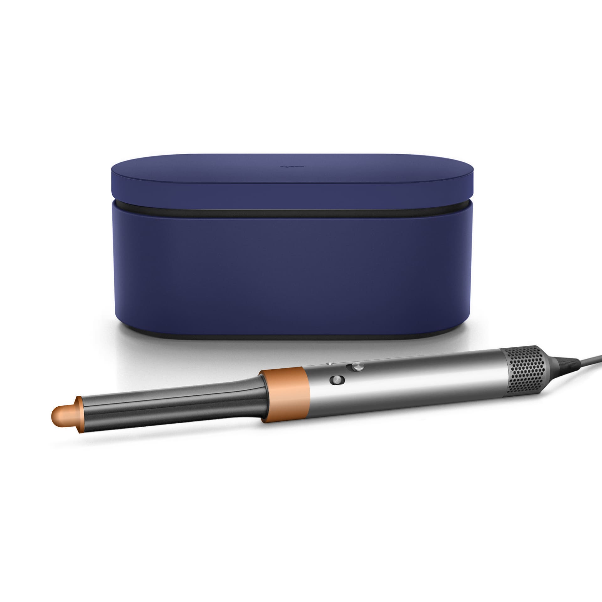 На фото изображено Стайлер Dyson Airwrap HS05 Complete Long, Nickel/Copper