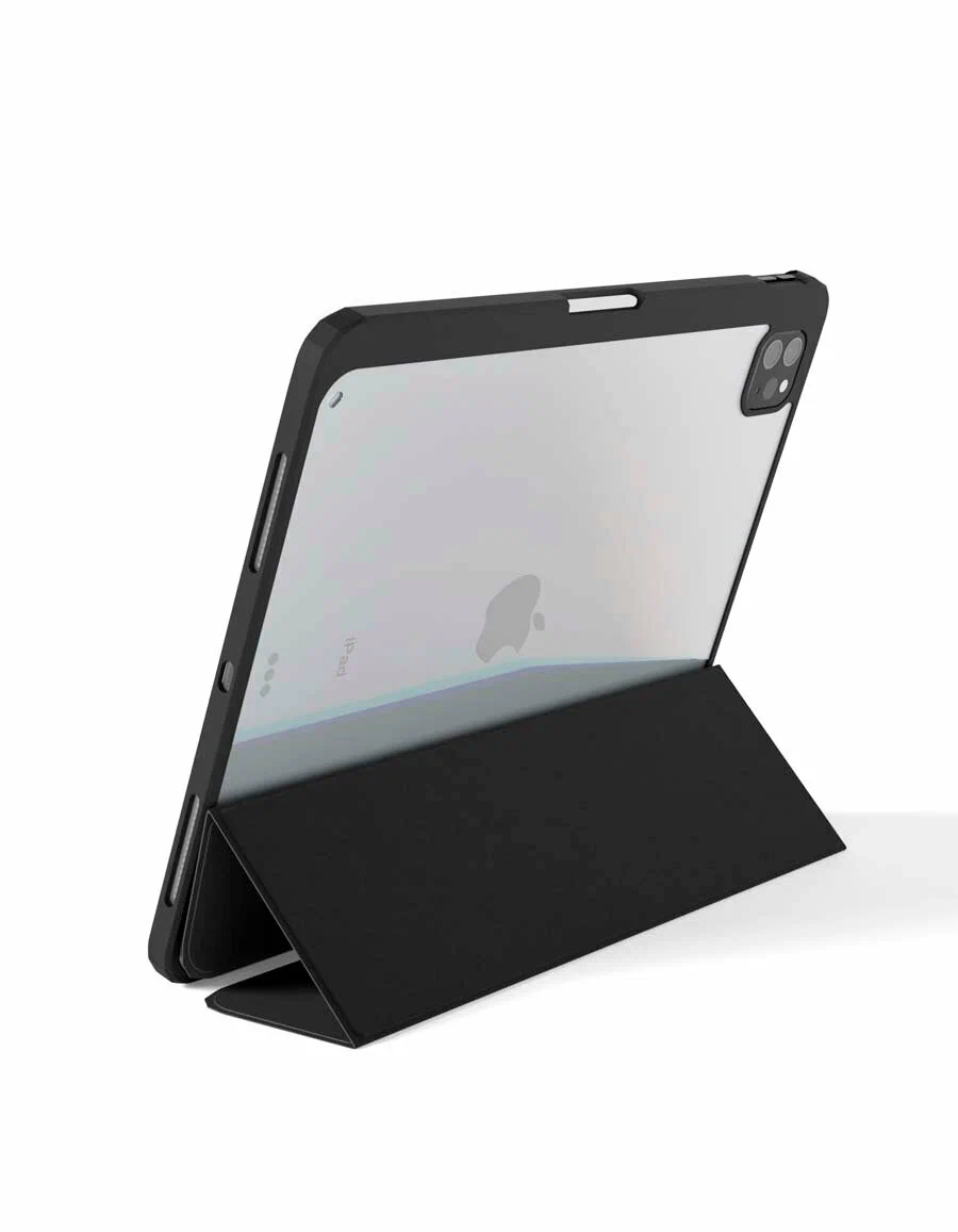 На фото изображено Защитный чехол VLP Split Folio для iPad Pro M4 11”, чёрный