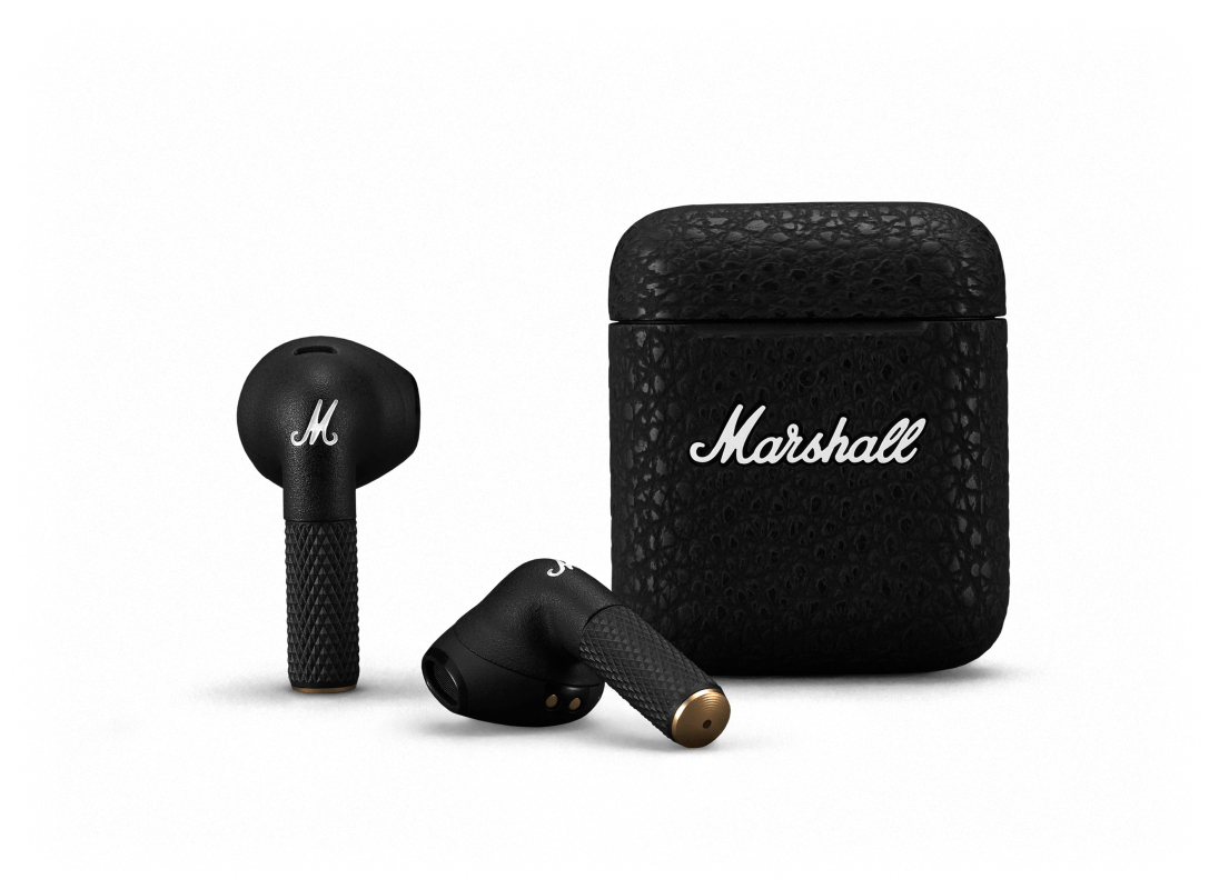 На фото изображено Беспроводные наушники Marshall Minor III