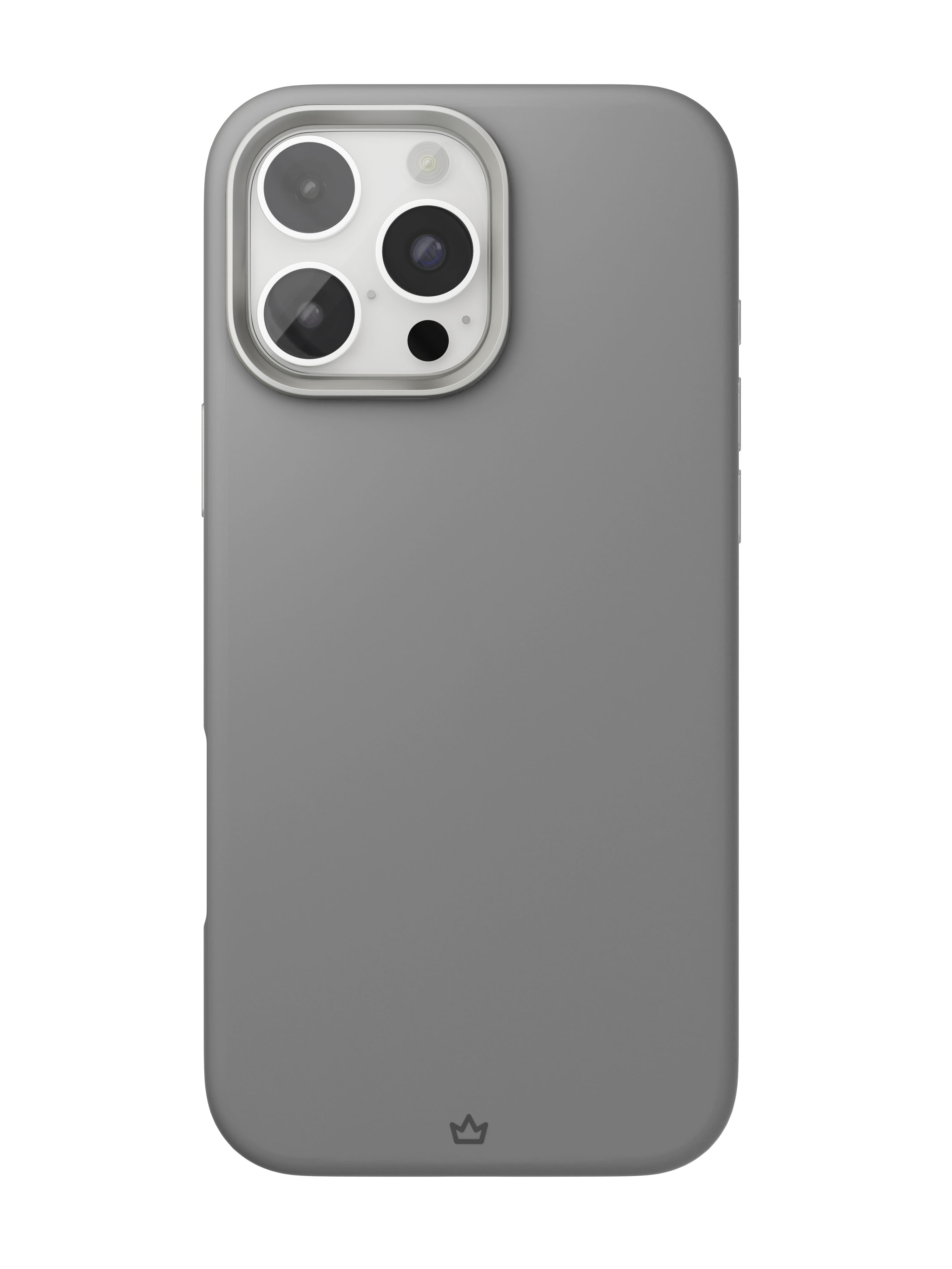 На фото изображено Чехол защитный VLP Aster Pro Case с MagSafe для iPhone 16 Pro, серый