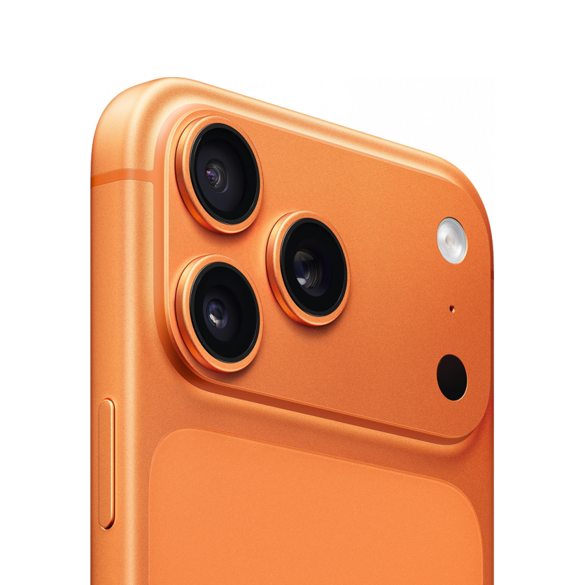 На фото изображено Apple iPhone 17 Pro Max SIM+eSIM, 512 ГБ, Космический оранжевый