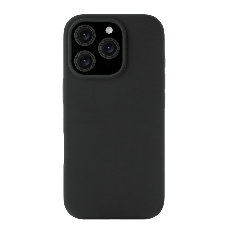 На фото изображено Чехол защитный uBear Touch Mag Case для iPhone 16 Pro, черный
