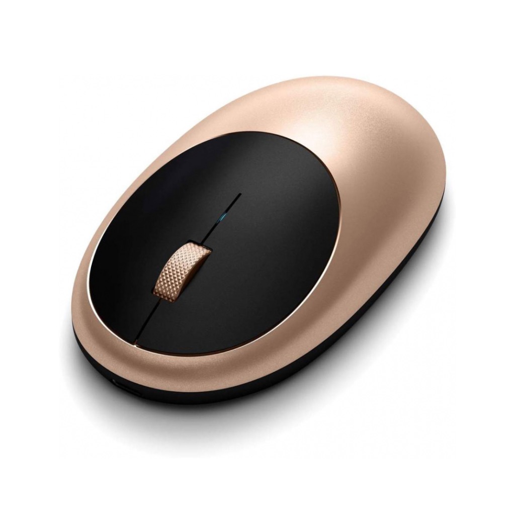 На фото изображено Беспроводная компьютерная мышь Satechi M1 Bluetooth Wireless Mouse, золотой