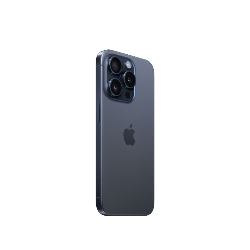 На фото изображено Apple iPhone 15 Pro, 1 ТБ, Титановый синий