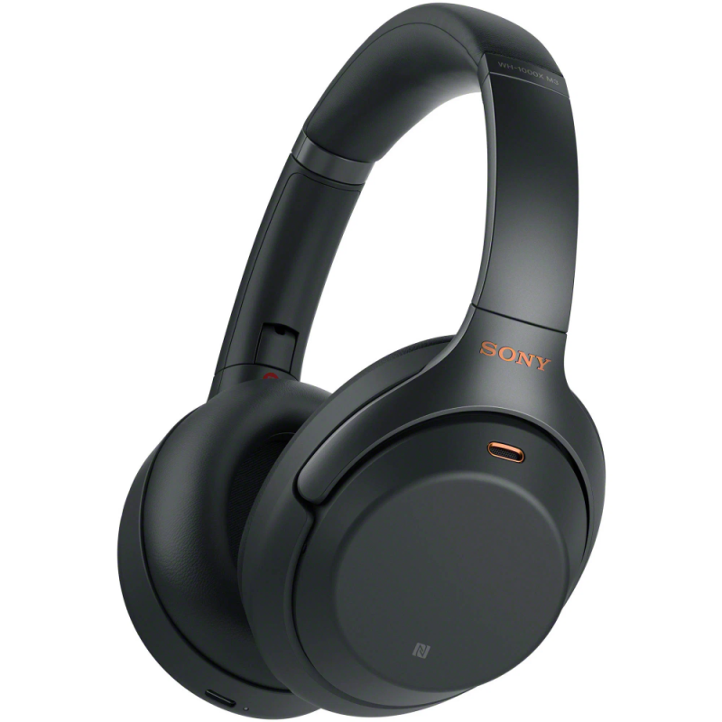 На фото изображено Беспроводные наушники Sony WH-1000XM4, Чёрный