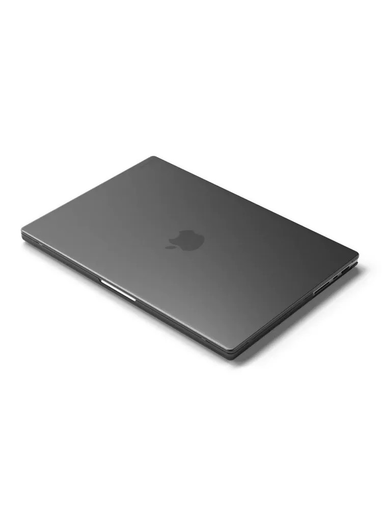 На фото изображено Чехол-накладка Satechi Eco Hardshell Case для MacBook Pro 16", темный