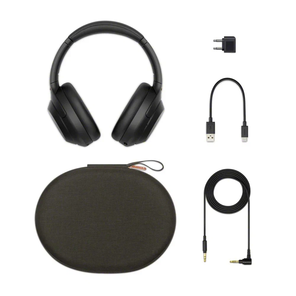 На фото изображено Беспроводные наушники Sony WH-1000XM4, Чёрный