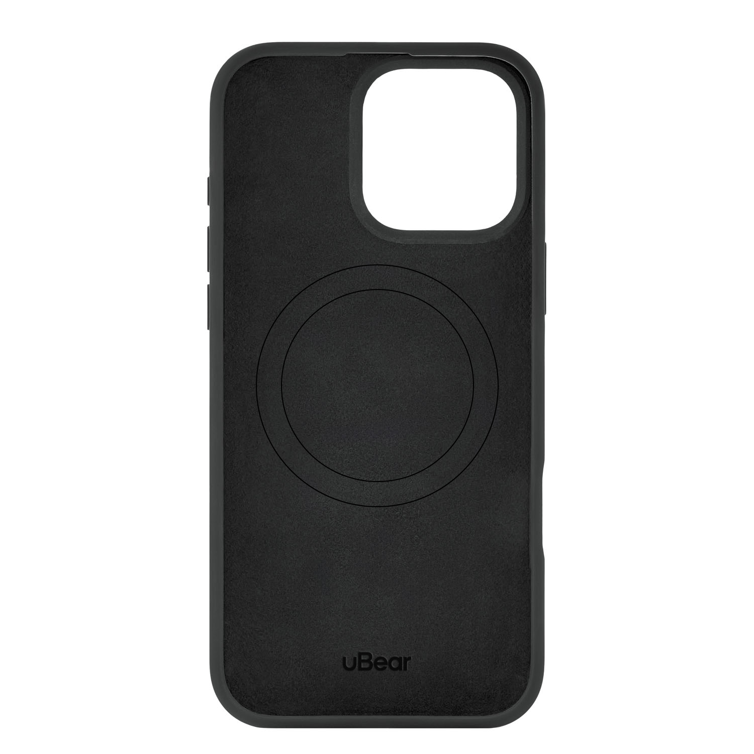 На фото изображено Чехол защитный uBear Touch Mag Case для iPhone 16 Pro Max, черный