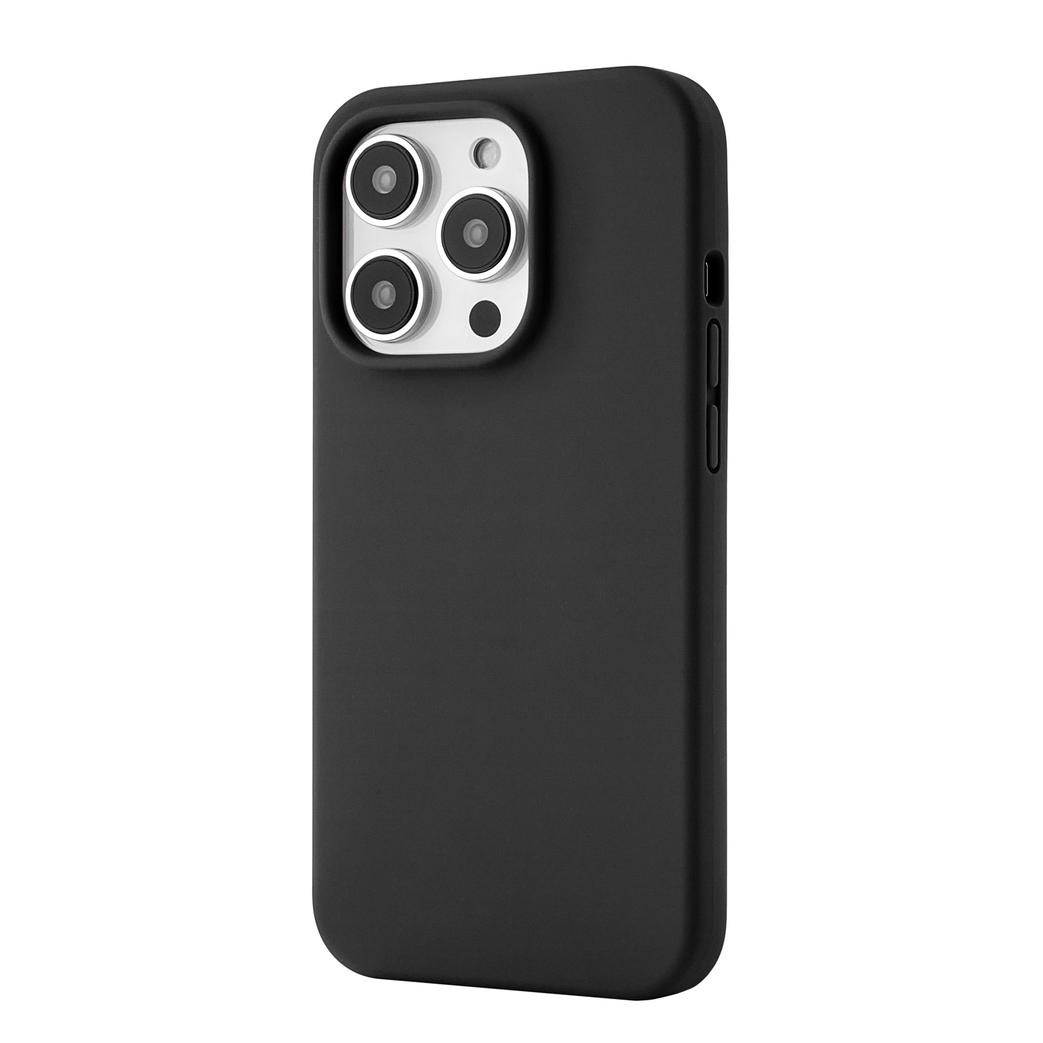 На фото изображено Чехол защитный uBear Touch Mag Case для iPhone 14 Pro, чёрный