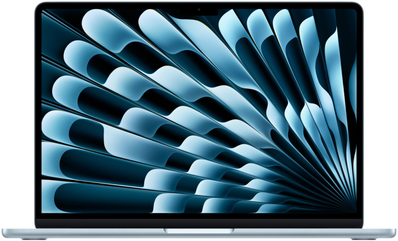 Фото Apple MacBook Air 13" (M4, 10C / 8C, 2025) 16 ГБ, 256 ГБ SSD, Небесно-голубой На фото изображено Apple MacBook Air 13" (M4, 10C / 8C, 2025) 16 ГБ, 256 ГБ SSD, Небесно-голубой