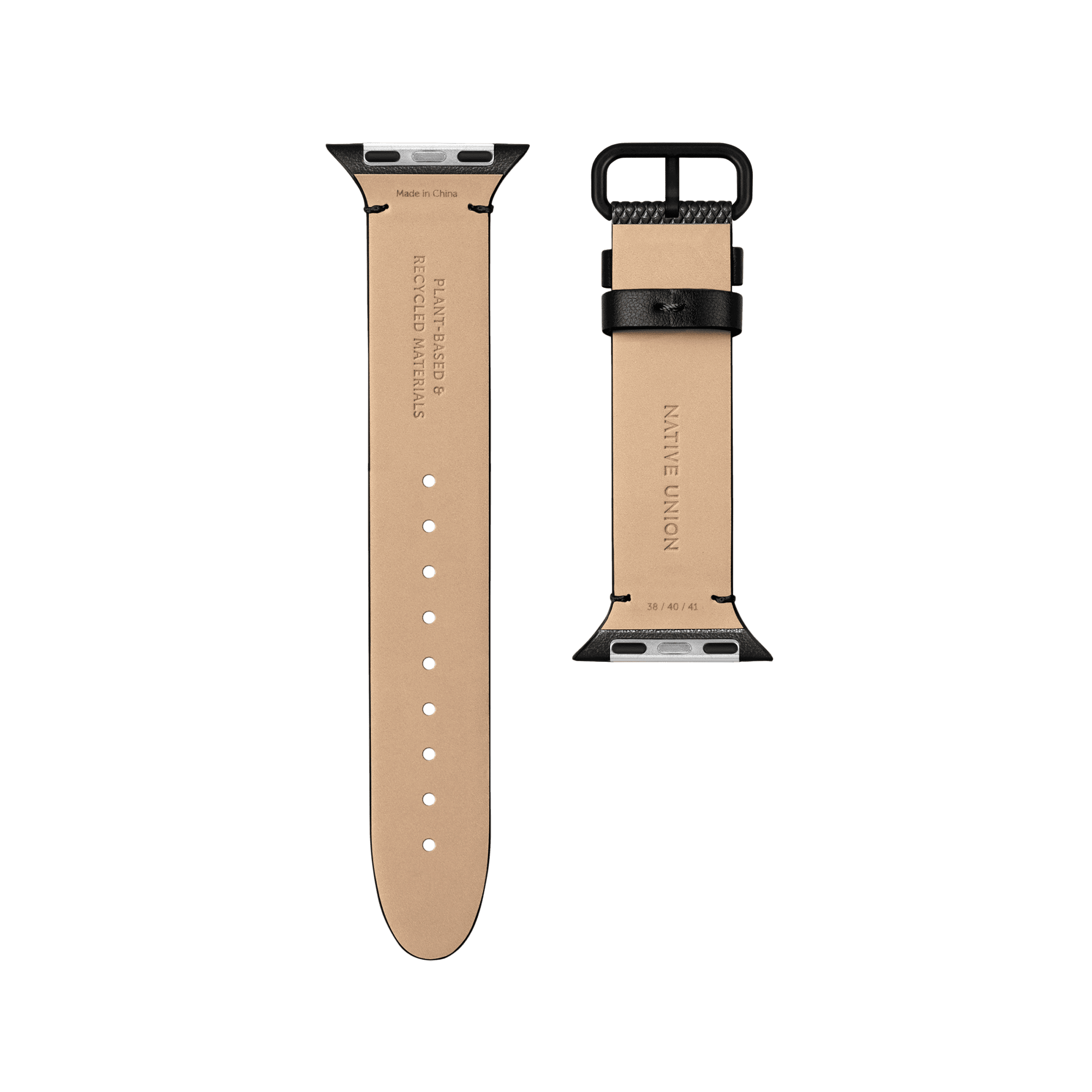 На фото изображено Ремешок Native Union (RE)Classic Strap для Apple Watch 40мм, черный