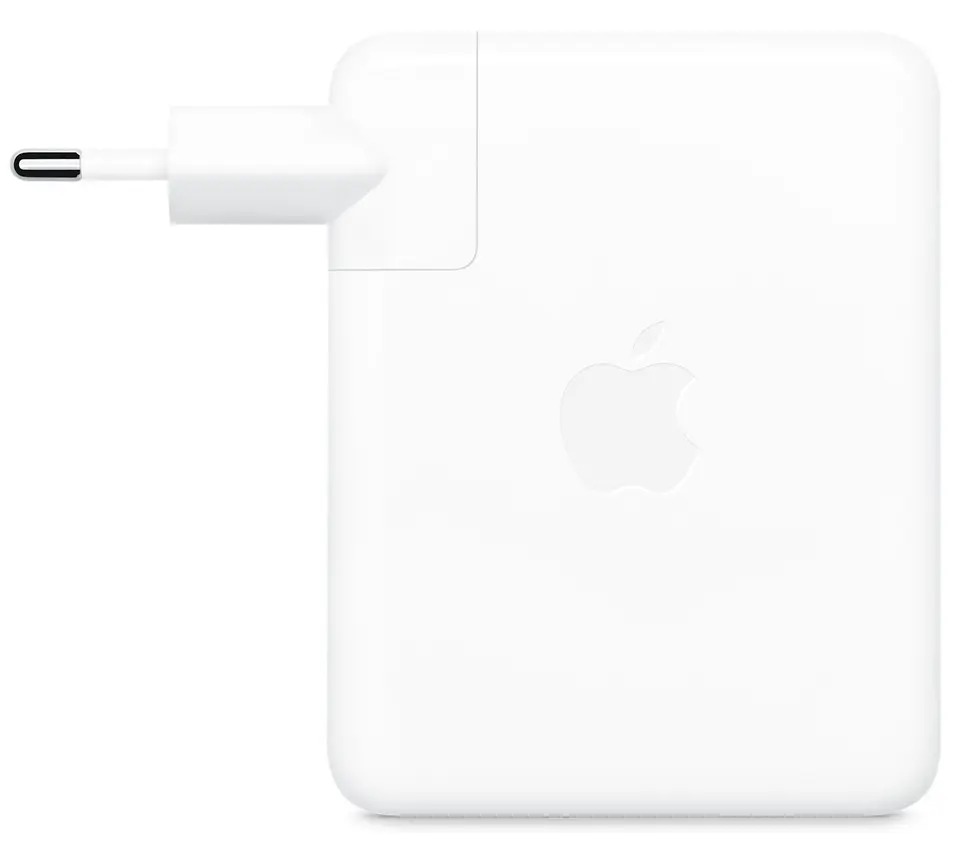 На фото изображено Сетевое зарядное устройство Apple USB-C, 140W, белый