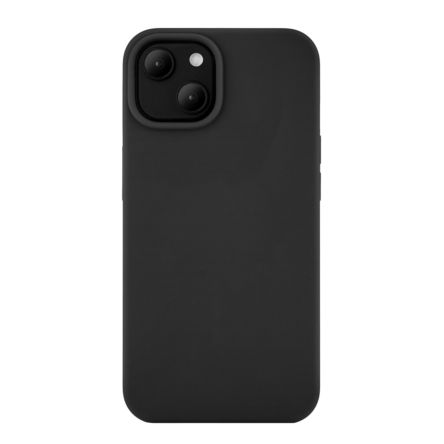 На фото изображено Чехол защитный uBear Touch Mag Case для iPhone 14, чёрный