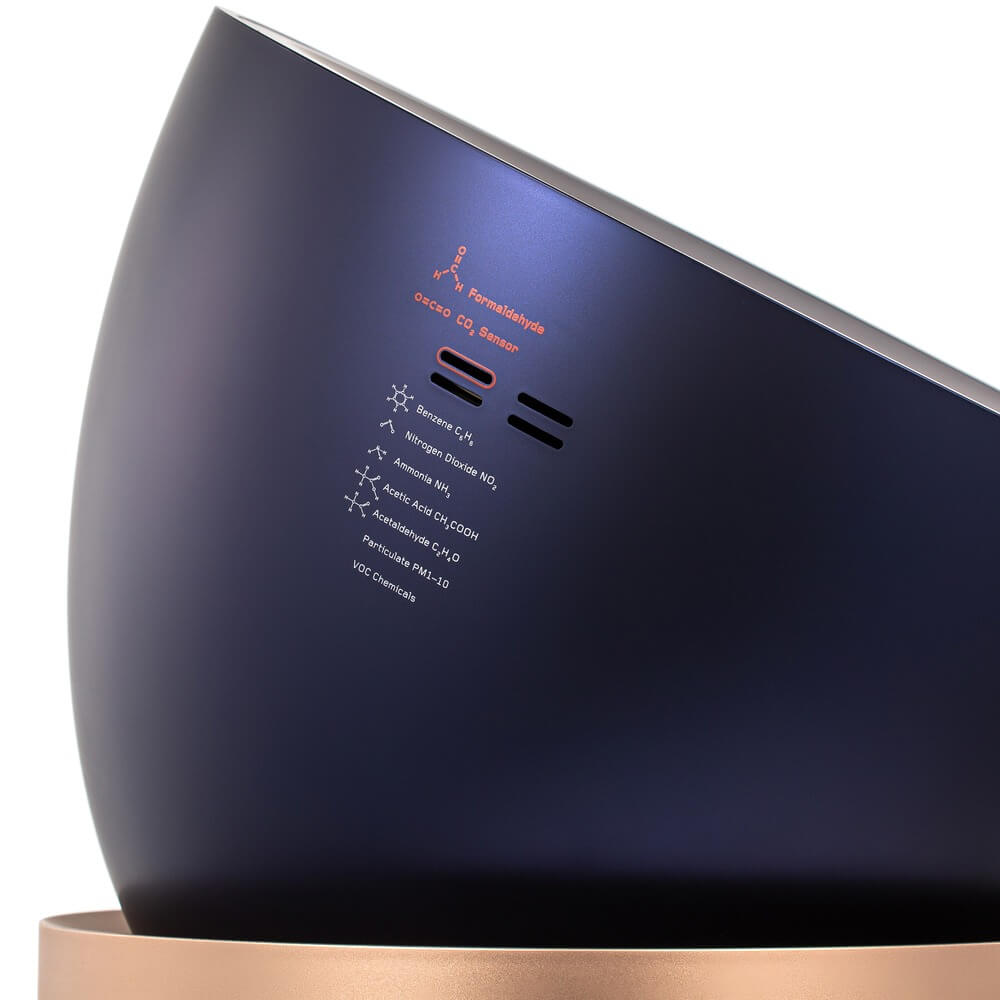 На фото изображено Dyson Purifier Big+Quiet Formaldehyde BP04 Prussian Blue\Gold