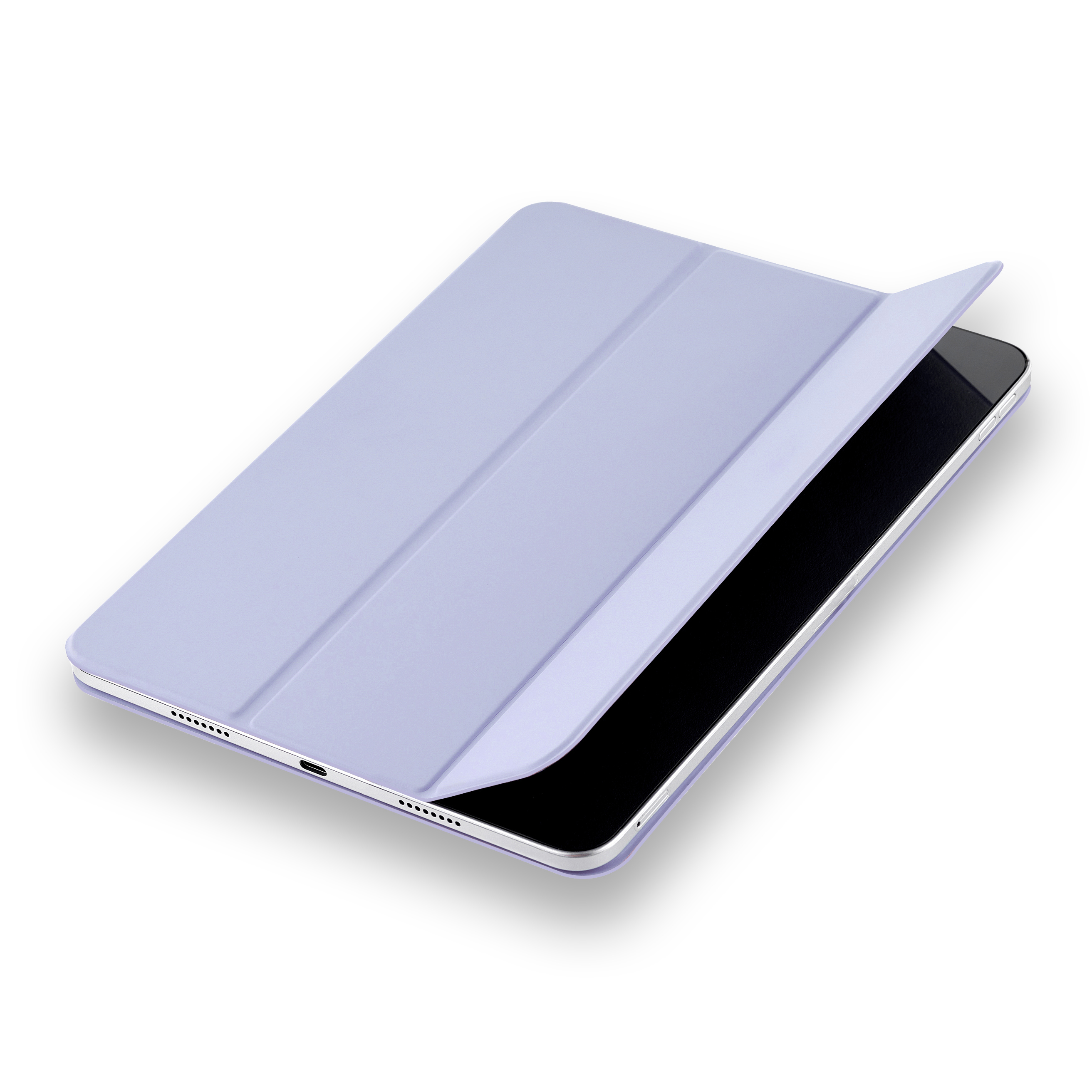 На фото изображено Чехол uBear Touch case для iPad Pro 11”, фиолетовый