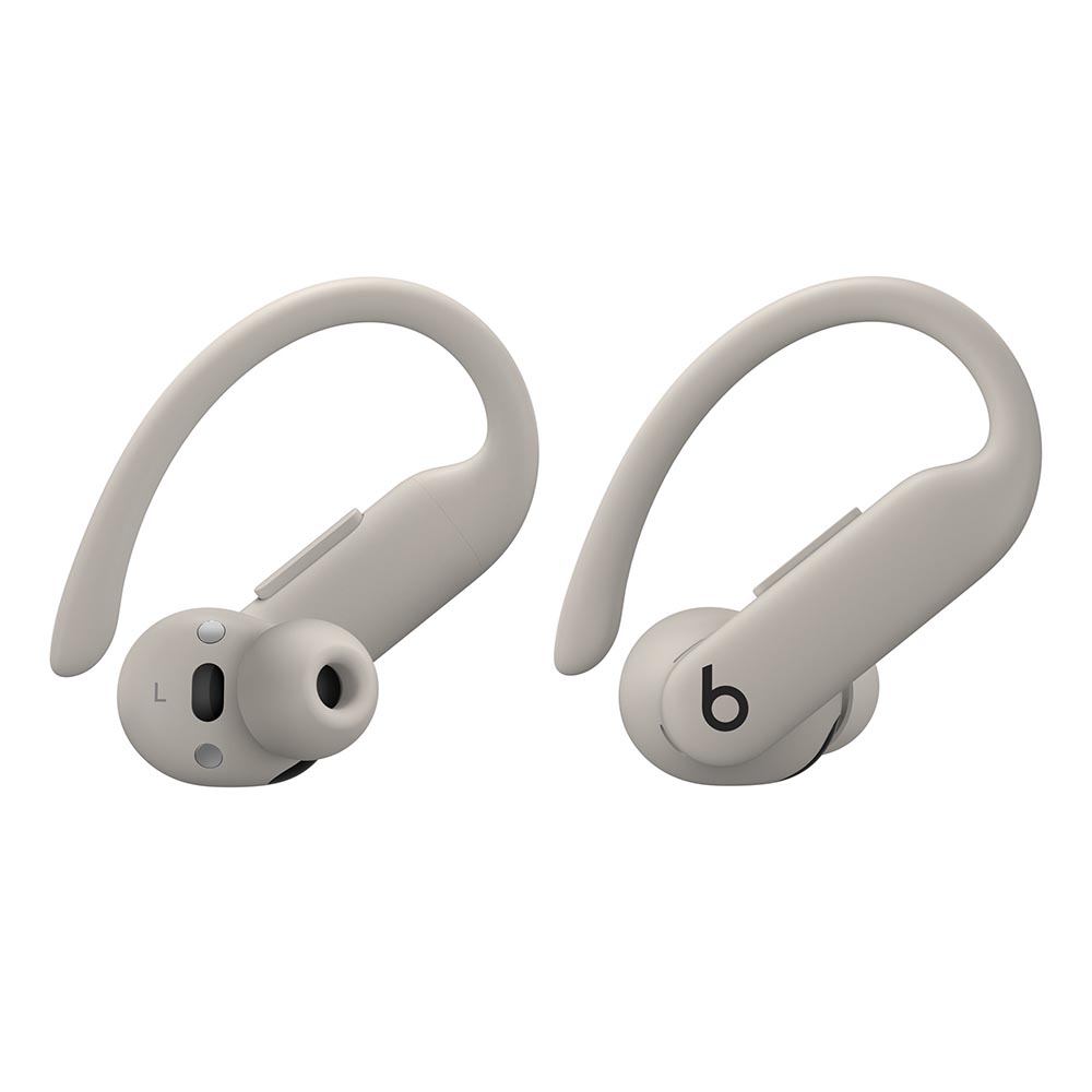 На фото изображено Беспроводные наушники Beats Powerbeats Pro 2, светло-серый