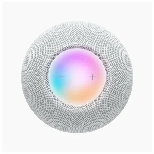 На фото изображено Умная колонка Apple HomePod mini, Белый