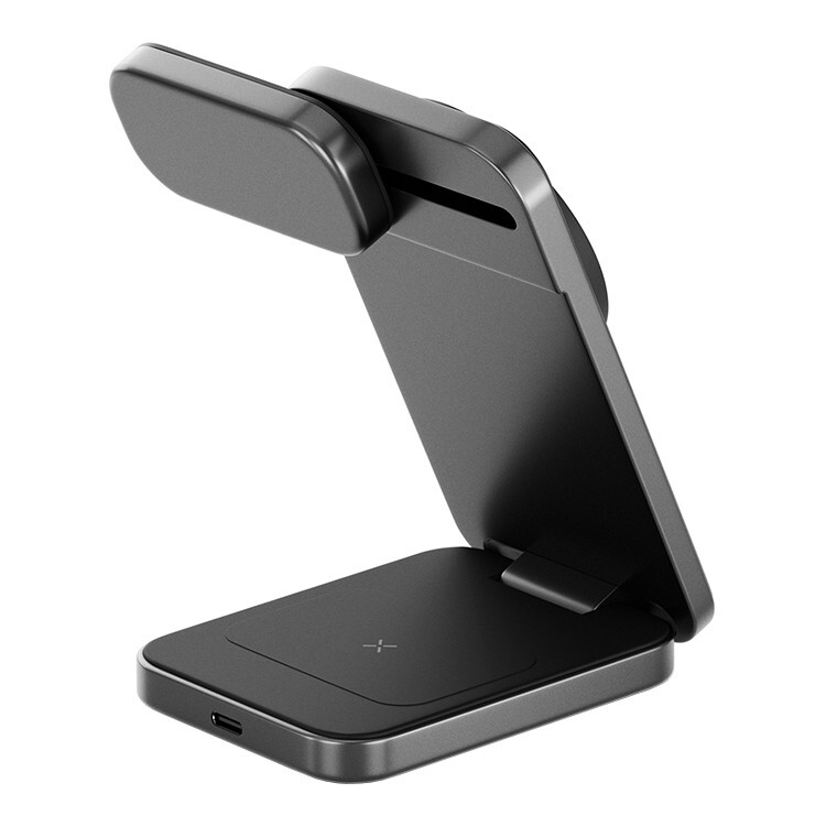 Беспроводное зарядное устройство Energea MagTrio Plus 3 в 1, черный