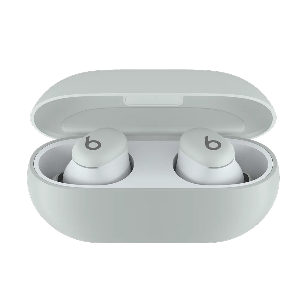 На фото изображено Беспроводные наушники Beats Solo Buds, серый