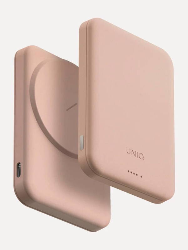 Фото Внешний аккумулятор Uniq Lexa 5000 mAh, розовый Фото Внешний аккумулятор Uniq Lexa 5000 mAh, розовый