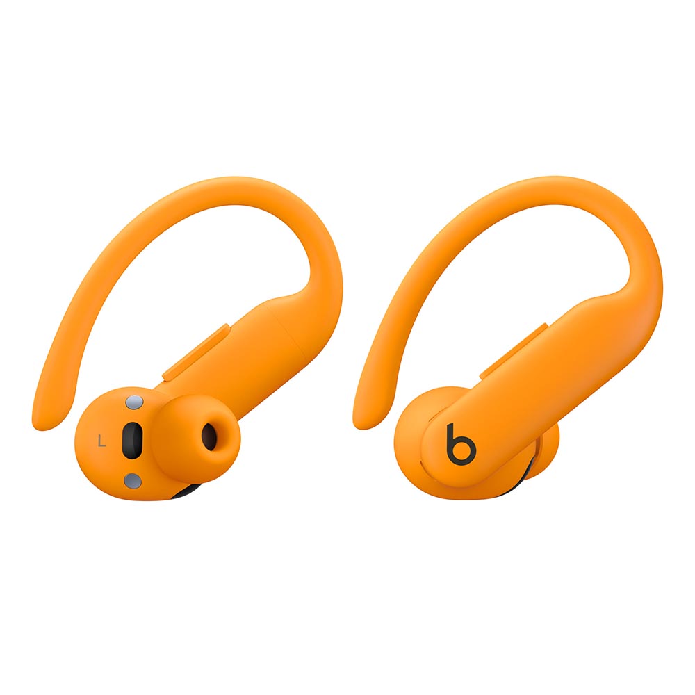 На фото изображено Беспроводные наушники Beats Powerbeats Pro 2, оранжевый