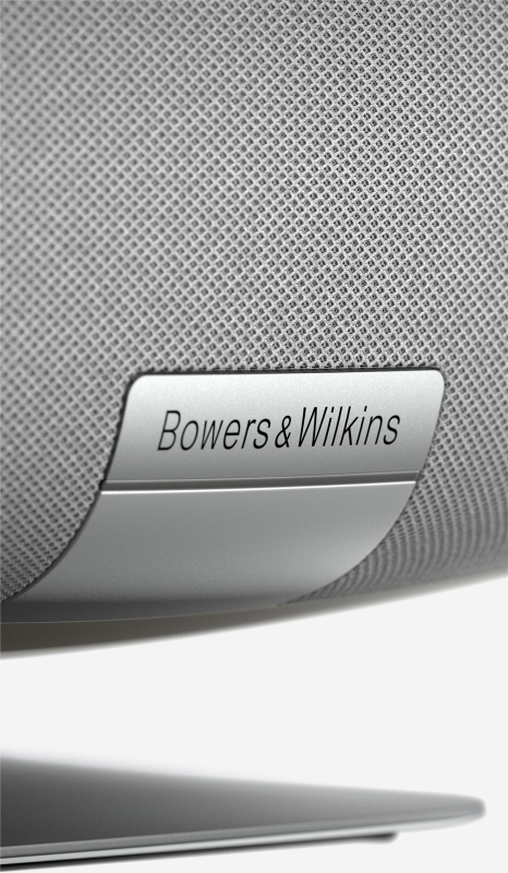 На фото изображено Акустическая система Bowers & Wilkins Zeppelin, серый