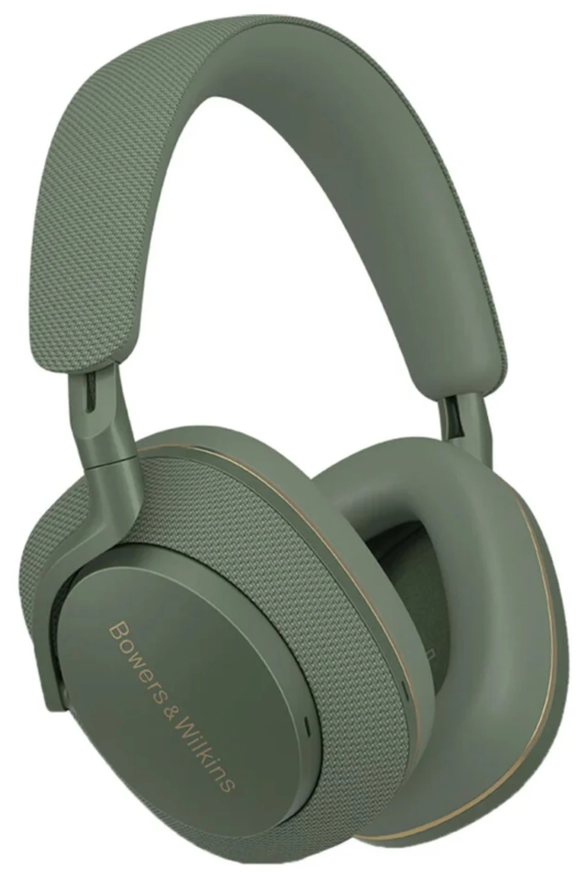 На фото изображено Беспроводные наушники Bowers & Wilkins Px7 S2e, зелёный