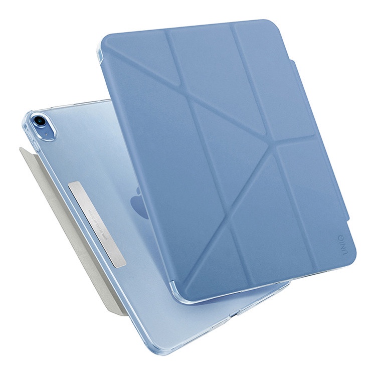 На фото изображено Чехол Uniq Camden для iPad 10th Gen 10.9", синий