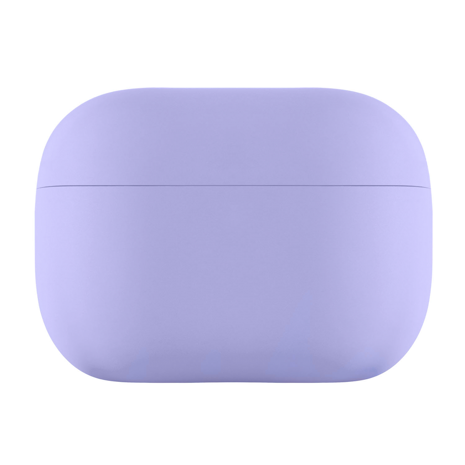 На фото изображено Ультратонкий силиконовый чехол uBear Touch Case AirPods Pro 2 / Pro, сиреневый