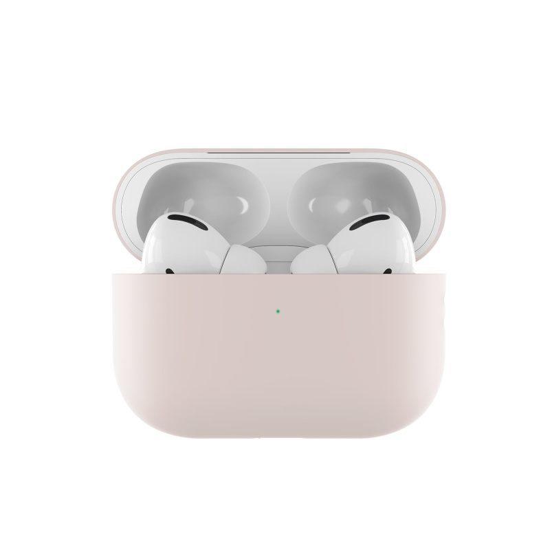 Фото Ультратонкий силиконовый чехол uBear Touch Case AirPods Pro 2 / Pro, розовый На фото изображено Ультратонкий силиконовый чехол uBear Touch Case AirPods Pro 2 / Pro, розовый