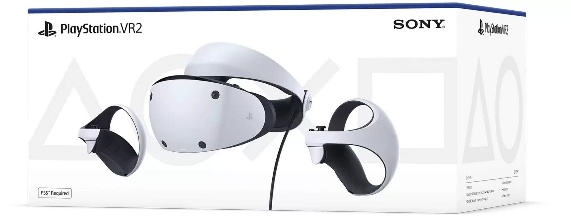 На фото изображено Sony PlayStation VR 2, белый