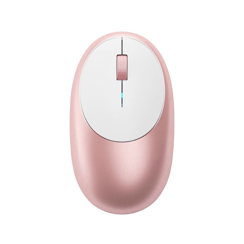 Фото Беспроводная компьютерная мышь Satechi M1 Bluetooth Wireless Mouse, розовое золото На фото изображено Беспроводная компьютерная мышь Satechi M1 Bluetooth Wireless Mouse, розовое золото