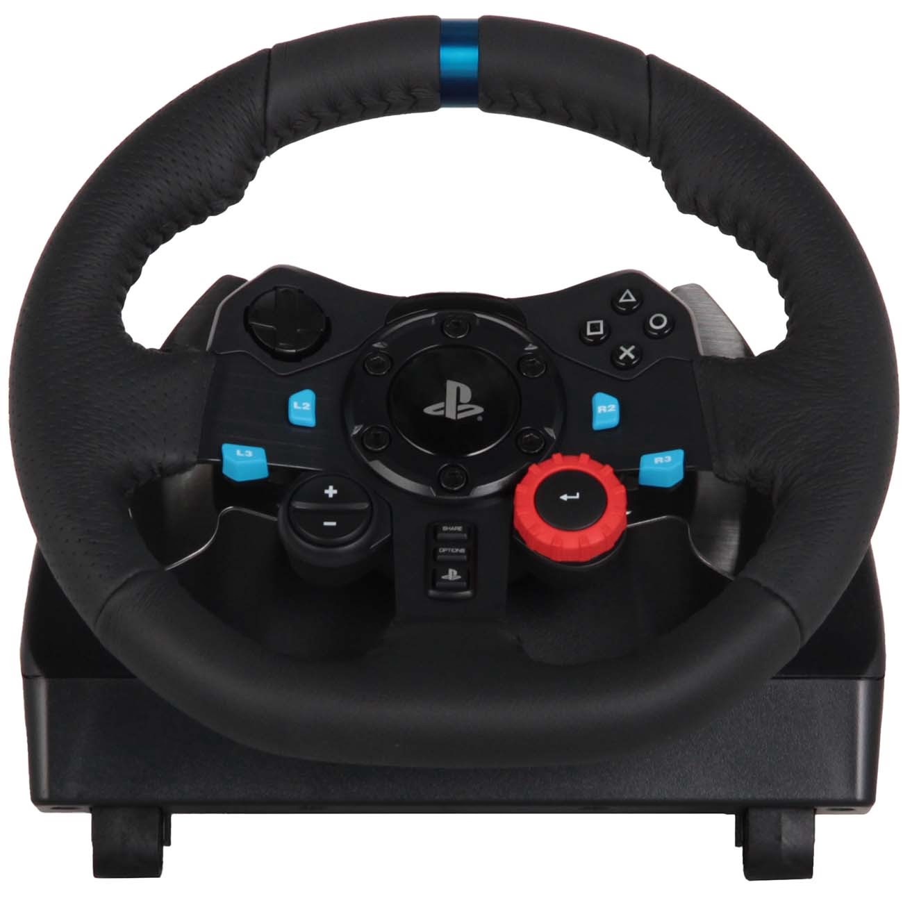 На фото изображено Руль Logitech G29, чёрный