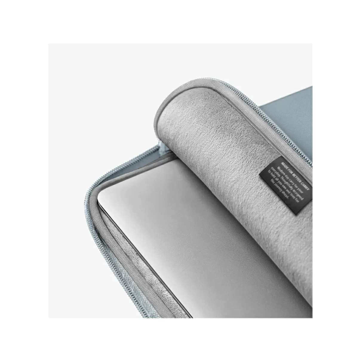 На фото изображено Чехол-сумка Uniq для ноутбуков 14" Cyprus Neoprene Laptop sleeve, розовый