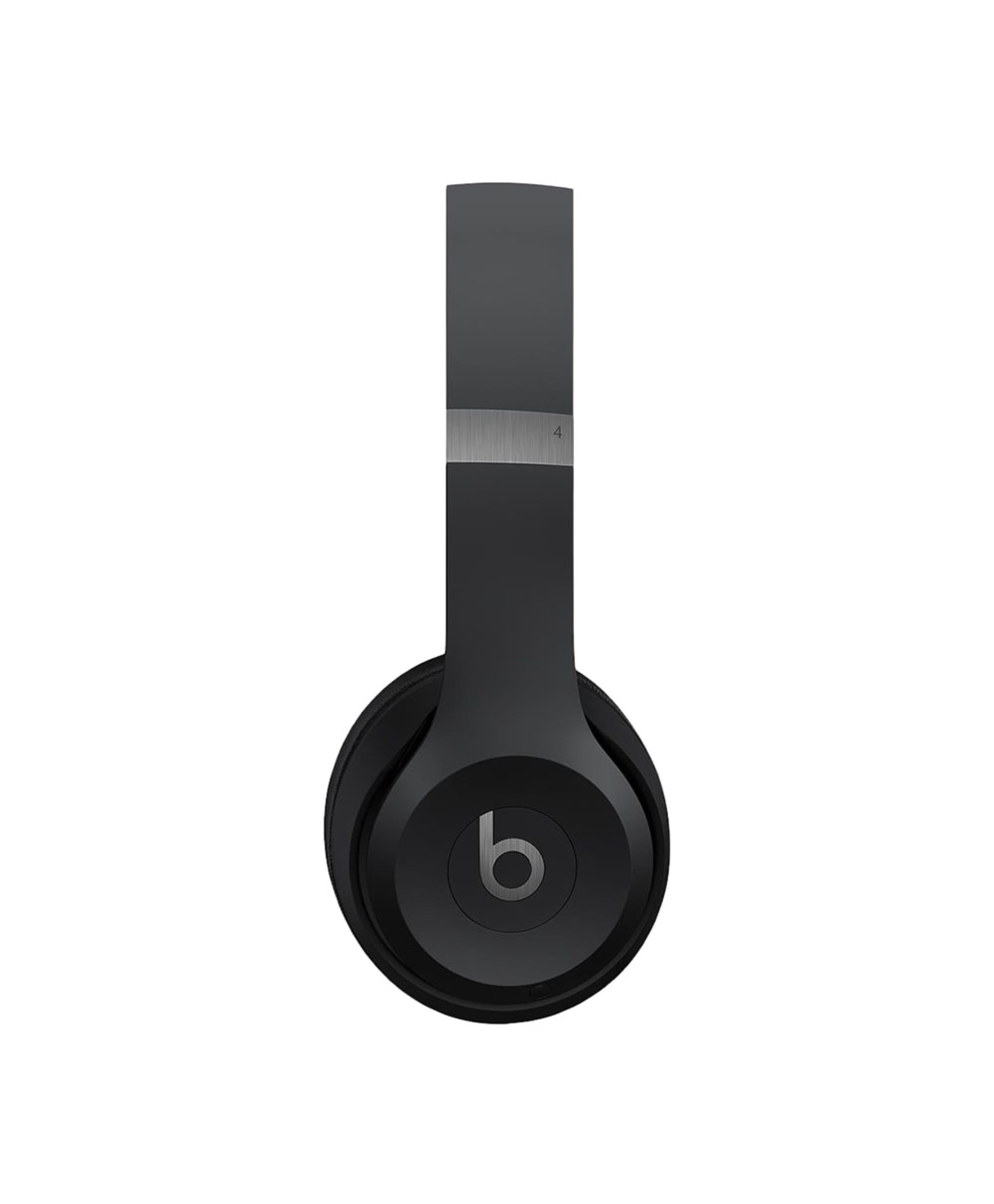 На фото изображено Беспроводные наушники Beats Solo 4, Матовый чёрный