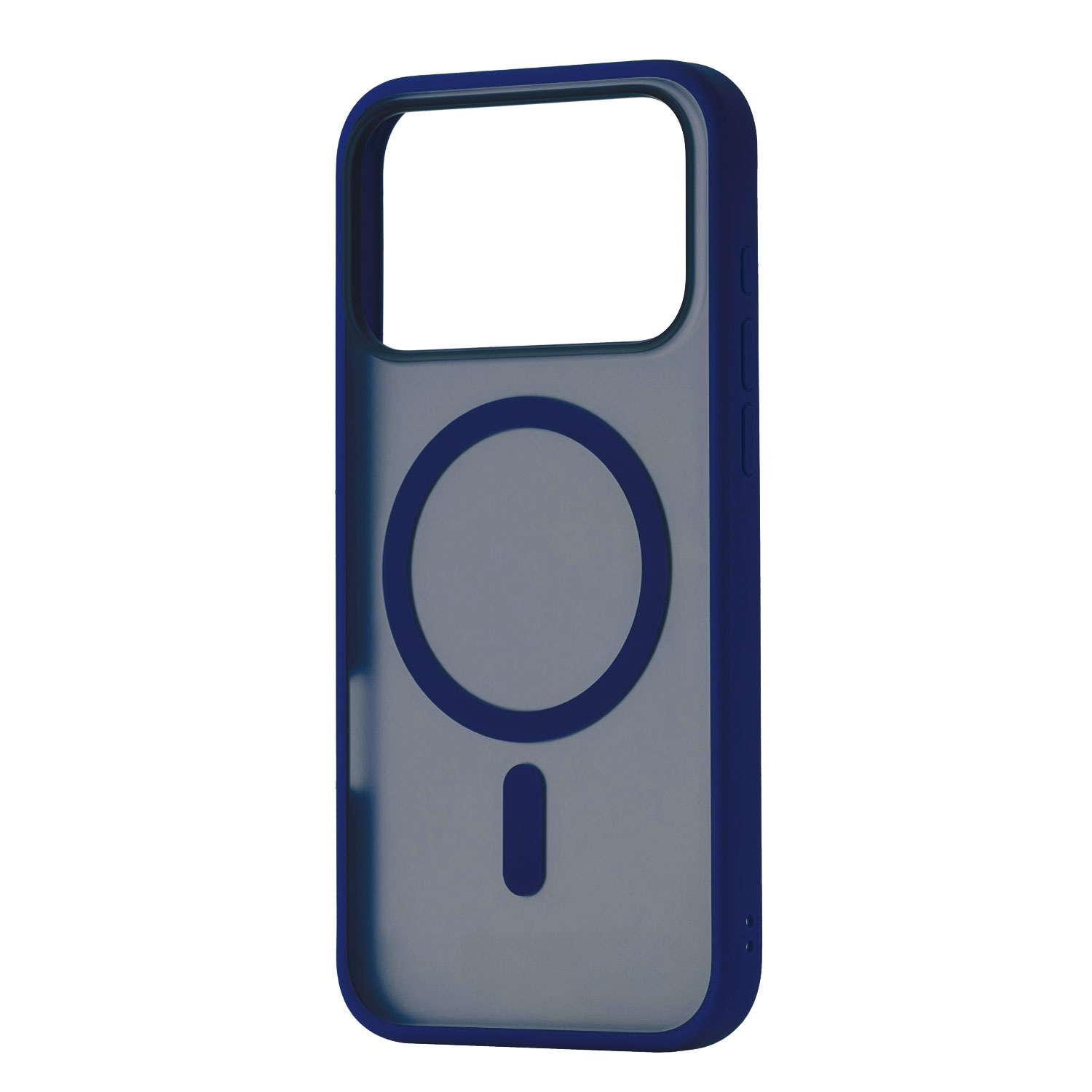 Фото Чехол защитный uBear Cloud Mag Case для iPhone 17 Pro, MagSafe, синий На фото изображено Чехол защитный uBear Cloud Mag Case для iPhone 17 Pro, MagSafe, синий