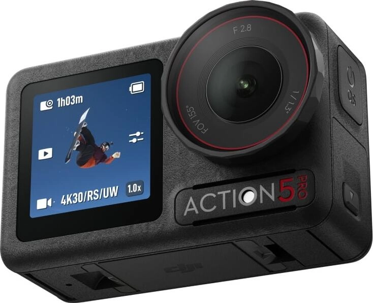 На фото изображено Экшн-камера DJI Osmo Action 5 Pro Standard Combo